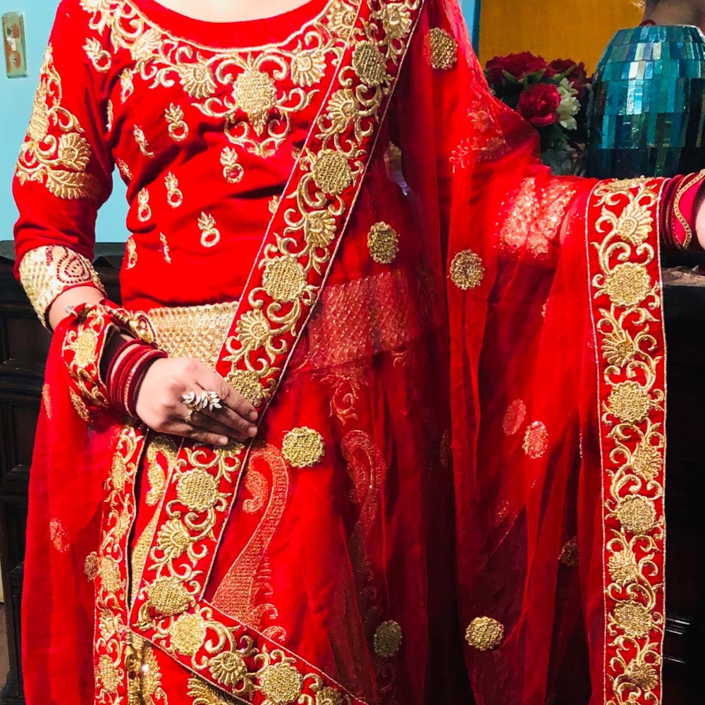 Indian bridal lehenga